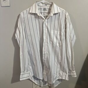 Arrow Fairfield Button Down Pinpoint Oxford Dress Shirt 15.5